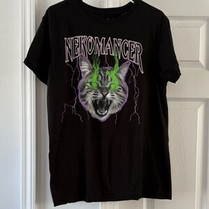 Black T Shirt short sleeve size L